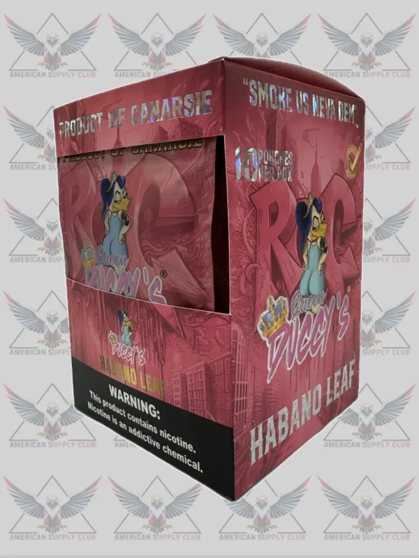 Queen Duccy’s Habano Leaf – 10 Pouches