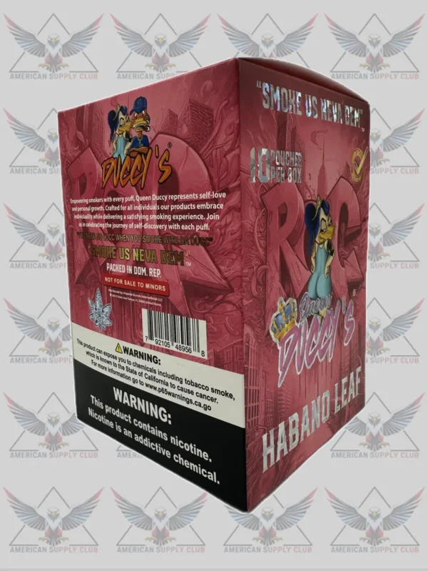 Queen Duccy’s Habano Leaf – 10 Pouches