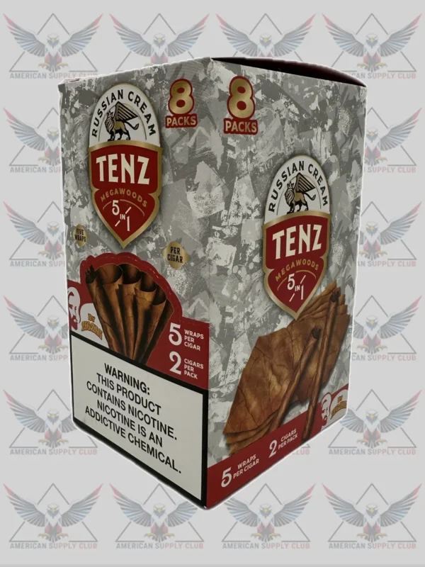 Tenz Mega Woods Cigar - 8 Packs