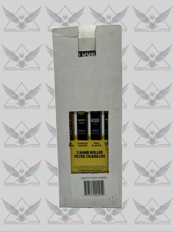 Al Capone Sweet Filter Tower - 60 x 2pk Cigarillo
