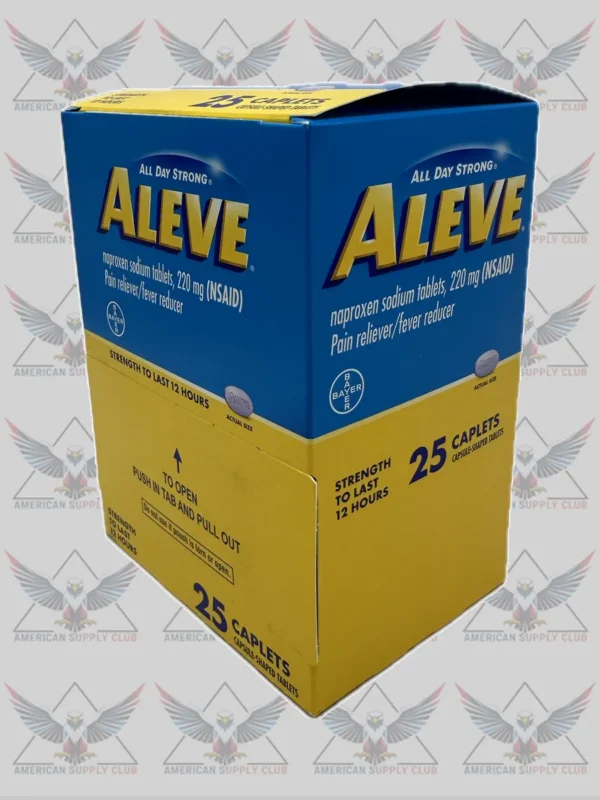 Aleve Pain Reliever, 220mg - 25 Caplets