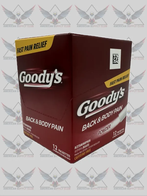 Goody's Back & Body Pain Powder, 12 Packets