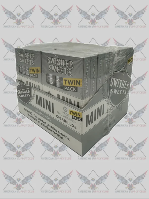 Swisher Cigarillo 6pk Mini Twin Diamond