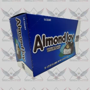 Almond Joy King Size Chocolate Candy Bars, 3.22 oz, 18 Count
