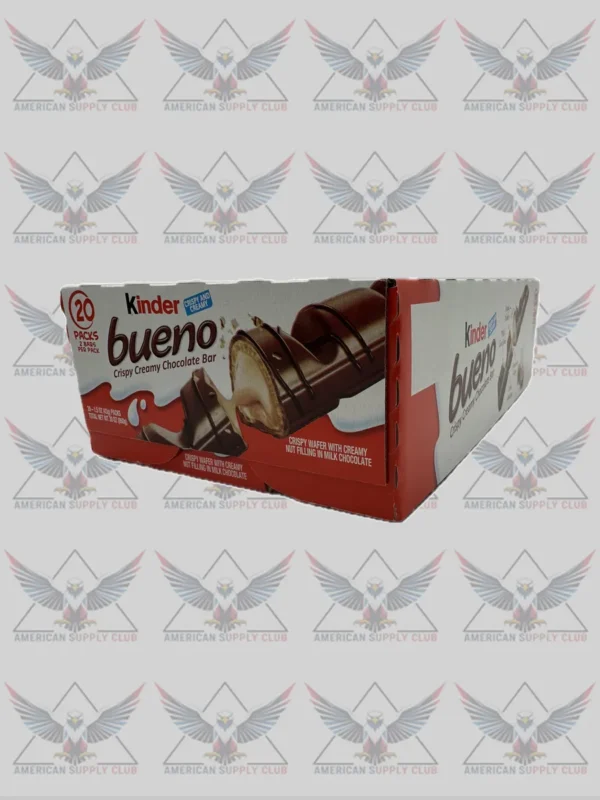 Kinder Bueno Crispy Creamy Chocolate Bar – 20 Pack, 1.5 oz