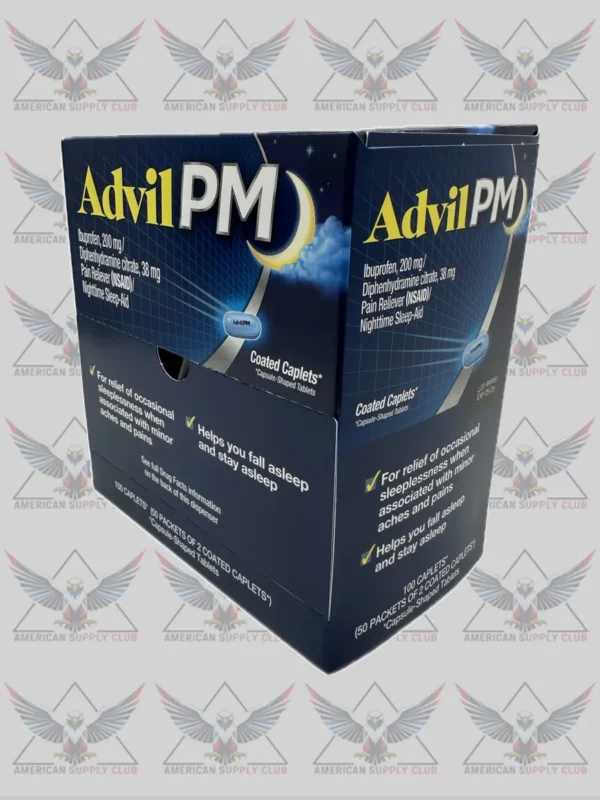 Advil PM Pain Reliever and Sleep Aid, 200mg, 100 Count