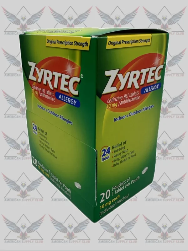 Zyrtec Allergy Reliever - 20 Pouches, 1 Tablet