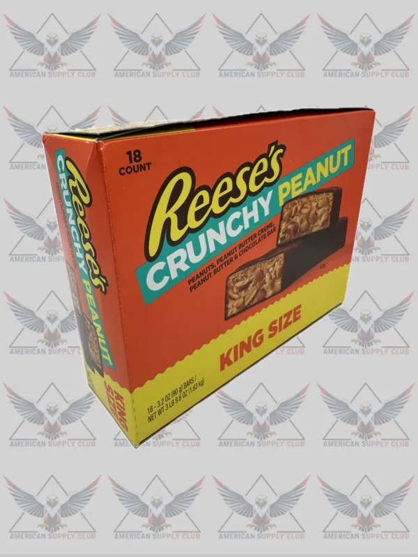 Reese’s Crunchy Peanut King Size – 18 Pack, 3.2 oz