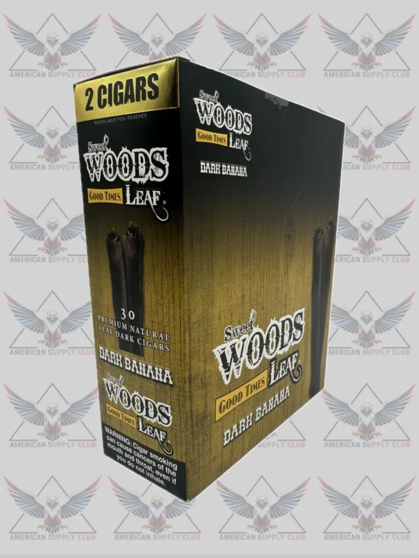 Good Times Woods Dark Leaf Cigars – 30 Packs of 2 Cigars