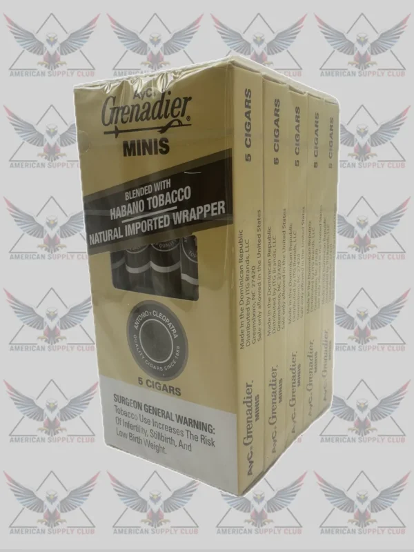 AyC Grenadier Minis - 5 Pack, 5 Cigars