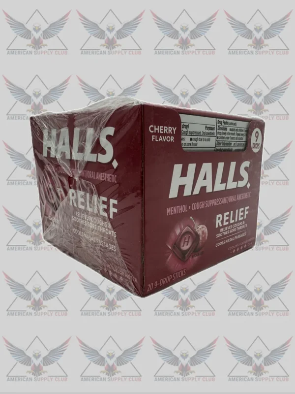 Halls - 20 Count, 9-Drop Sticks