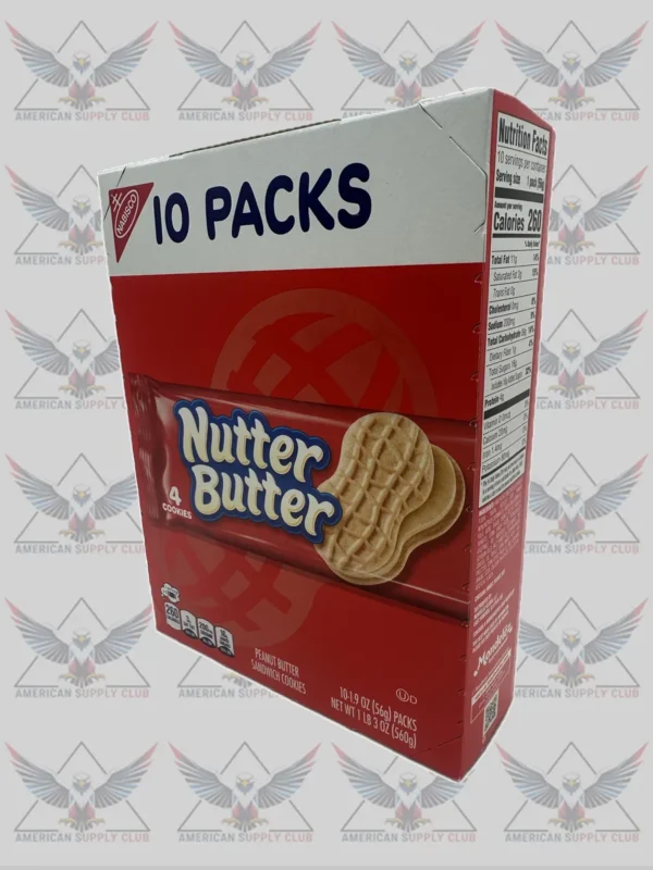 Nutter Butter Peanut Butter Sandwich Cookies - 10 Count, 1.9 oz