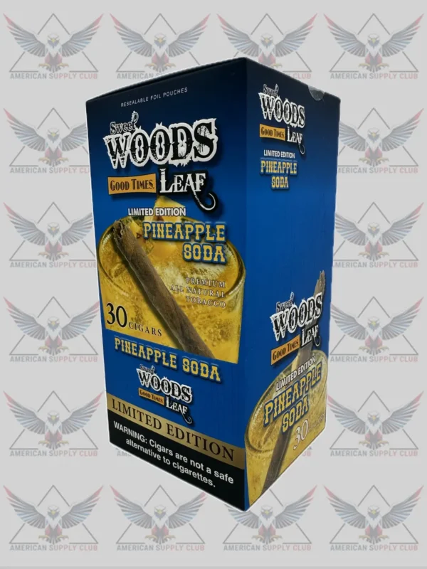 Good Times Woods Leaf Cigars – 30 Count, 5-Pack