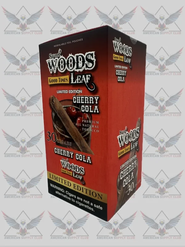 Good Times Woods Leaf Cigars – 30 Count, 5-Pack